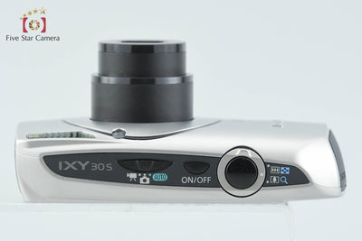 【中古】Canon キヤノン IXY 30S シルバー コンパクトデジタルカメラ