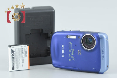 【中古】FUJIFILM 富士フイルム FinePix Z33WP ブルー コンパクトデジタルカメラ