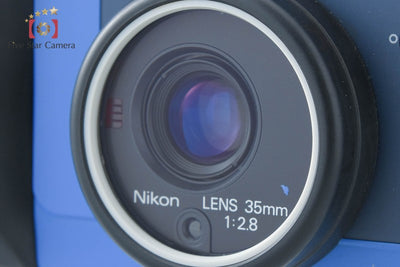 【中古】Nikon ニコン L35 AW AD ブルー コンパクトフィルムカメラ