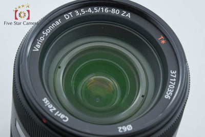 【中古】SONY ソニー Carl Zeiss Vario-Sonnar DT 16-80mm f/3.5-4.5 ZA T* SAL1680Z