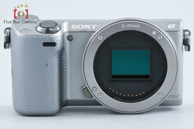【中古】SONY ソニー α NEX-5T シルバー ダブルズームレンズキット 多言語対応