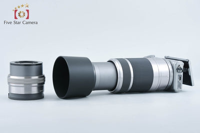 【中古】SONY ソニー α NEX-5T シルバー ダブルズームレンズキット 多言語対応