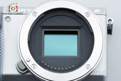 【中古】SONY ソニー α NEX-5T シルバー ダブルズームレンズキット 多言語対応