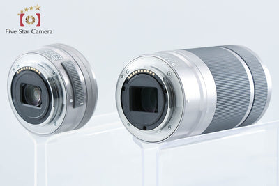 【中古】SONY ソニー α NEX-5T シルバー ダブルズームレンズキット 多言語対応
