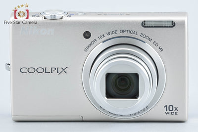 【中古】Nikon ニコン COOLPIX S6200 プラチナシルバー コンパクトデジタルカメラ