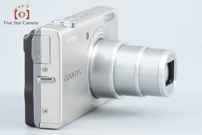 【中古】Nikon ニコン COOLPIX S6200 プラチナシルバー コンパクトデジタルカメラ