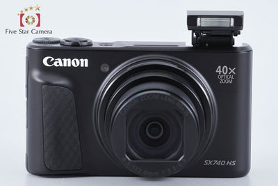 【中古】Canon キヤノン PowerShot SX740 HS ブラック コンパクトデジタルカメラ