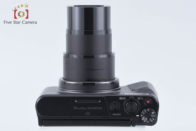 【中古】Canon キヤノン PowerShot SX740 HS ブラック コンパクトデジタルカメラ