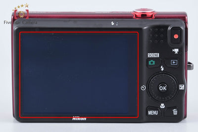 【中古】Nikon ニコン COOLPIX S6200 ブリリアントレッド コンパクトデジタルカメラ