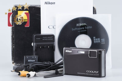 【中古】Nikon ニコン COOLPIX S60 パープリッシュブラック コンパクトデジタルカメラ 元箱付き