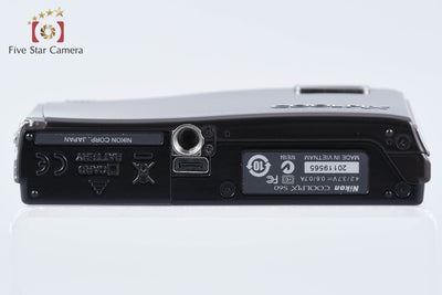 【中古】Nikon ニコン COOLPIX S60 パープリッシュブラック コンパクトデジタルカメラ 元箱付き
