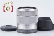 【中古】SONY ソニー E 18-55mm f/3.5-5.6 OSS SEL1855 シルバー