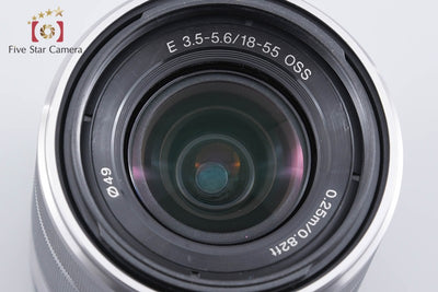 【中古】SONY ソニー E 18-55mm f/3.5-5.6 OSS SEL1855 シルバー