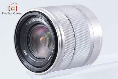 【中古】SONY ソニー E 18-55mm f/3.5-5.6 OSS SEL1855 シルバー
