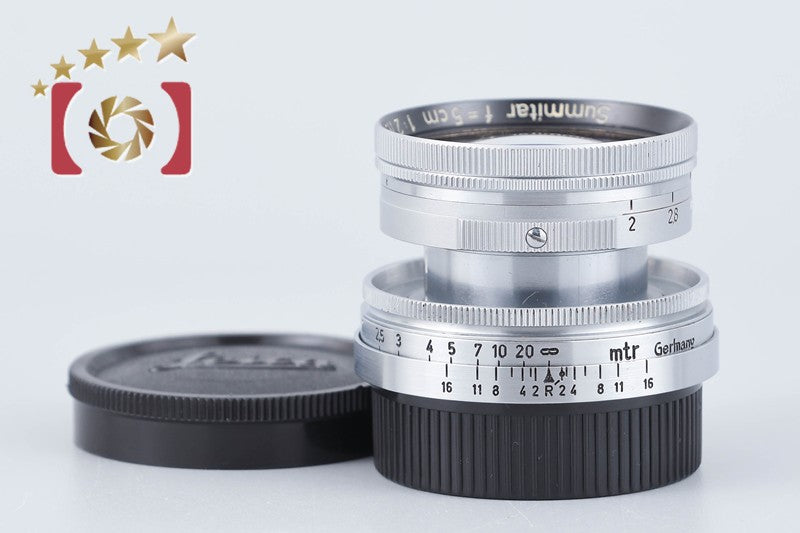 【中古】Leica ライカ Summitar 50mm f/2 後期 円形絞り L39 ライカスクリューマウント