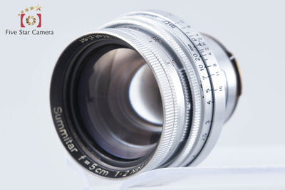 【中古】Leica ライカ Summitar 50mm f/2 後期 円形絞り L39 ライカスクリューマウント