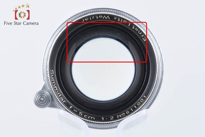 【中古】Leica ライカ Summitar 50mm f/2 後期 円形絞り L39 ライカスクリューマウント