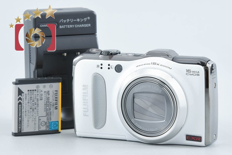 【中古】FUJIFILM 富士フイルム FinePix F550EXR ホワイト コンパクトデジタルカメラ