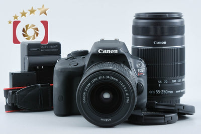 【中古】Canon キヤノン EOS Kiss X7 ダブルズームキット ブラック シャッター回数僅少