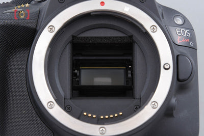 【中古】Canon キヤノン EOS Kiss X7 ダブルズームキット ブラック シャッター回数僅少