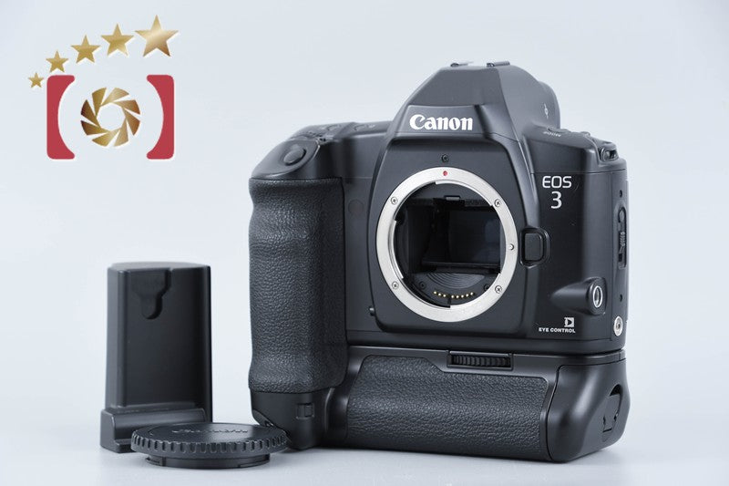 【極美品・箱付】Canon EOS-3 + パワードライブブースター セット 中古】Canon キヤノン EOS 3 + PB-E2 パワードライブブースター – Five