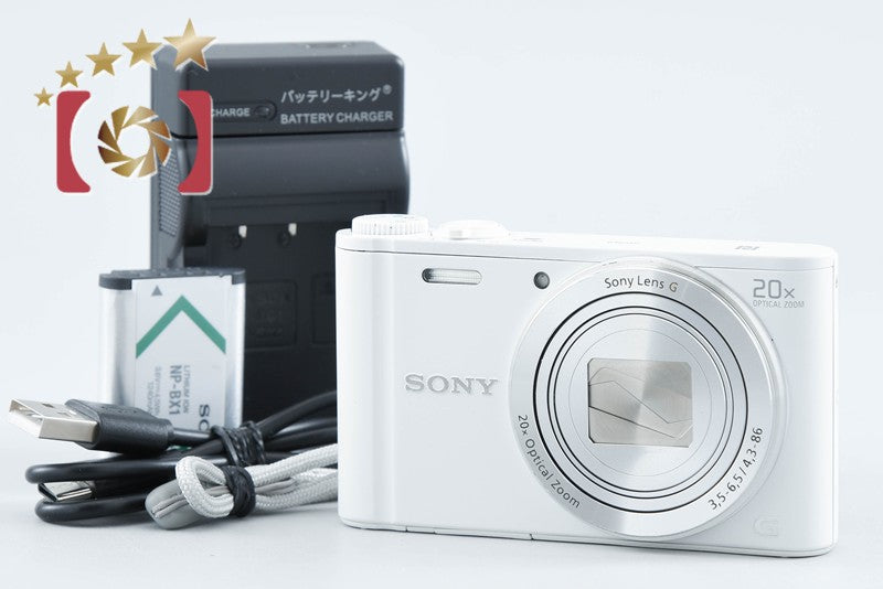 【中古】SONY ソニー Cyber-shot DSC-WX350 ホワイト コンパクトデジタルカメラ 多言語対応