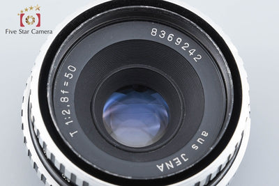 【中古】Carl Zeiss カールツァイス aus JENA T 50mm f/2.8 エキザクタマウント