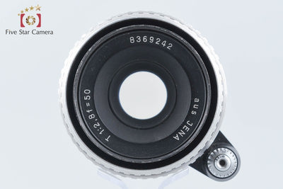 【中古】Carl Zeiss カールツァイス aus JENA T 50mm f/2.8 エキザクタマウント