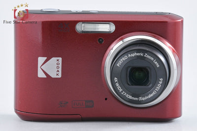 【中古】KODAK コダック PIXPRO FZ45 レッド コンパクトデジタルカメラ