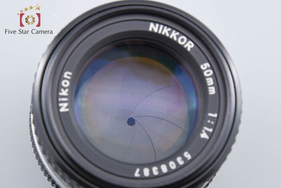 【中古】Nikon ニコン Ai-S NIKKOR 50mm f/1.4
