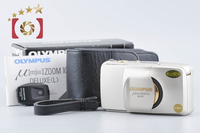 【中古】OLYMPUS オリンパス μ[mju:] ZOOM 105 DELUXE コンパクトフィルムカメラ 元箱付き