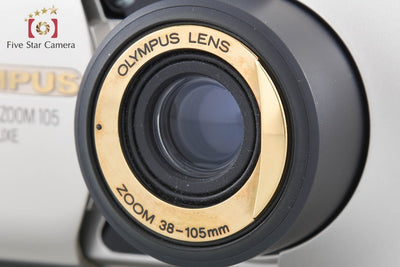 【中古】OLYMPUS オリンパス μ[mju:] ZOOM 105 DELUXE コンパクトフィルムカメラ 元箱付き