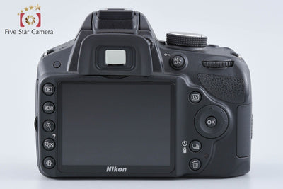 【中古】Nikon ニコン D3200 18-55 VR レンズキット ブラック シャッター回数僅少
