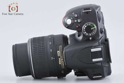 【中古】Nikon ニコン D3200 18-55 VR レンズキット ブラック シャッター回数僅少