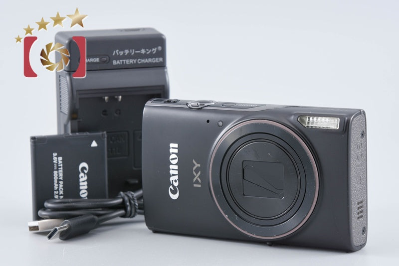 【中古】Canon キヤノン IXY 650 ブラック コンパクトデジタルカメラ