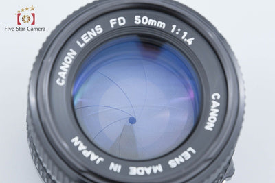 【中古】Canon キヤノン New FD 50mm f/1.4