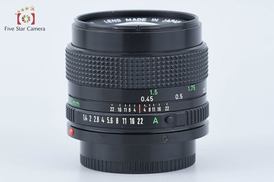【中古】Canon キヤノン New FD 50mm f/1.4