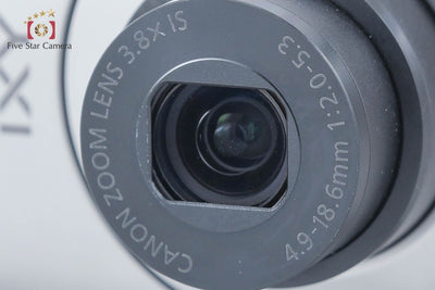 【中古】Canon キヤノン IXY 30S シルバー コンパクトデジタルカメラ 元箱付き