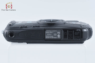 【中古】RICOH リコー PENTAX ペンタックス Optio WG-1 ブラック 防水アクションカメラ