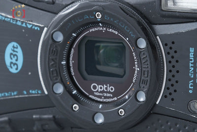 【中古】RICOH リコー PENTAX ペンタックス Optio WG-1 ブラック 防水アクションカメラ