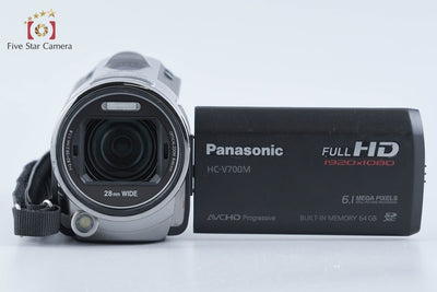 【中古】Panasonic パナソニック HC-V700M ブラック デジタルハイビジョンビデオカメラ