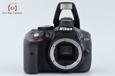【中古】Nikon ニコン D5300 AF-P 18-55 VR レンズキット ブラック