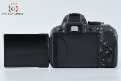【中古】Nikon ニコン D5300 AF-P 18-55 VR レンズキット ブラック