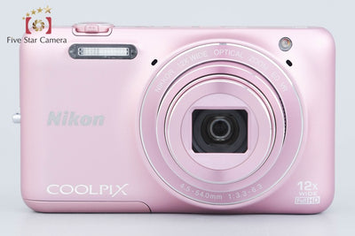 【中古】Nikon ニコン COOLPIX S6600 シルキーピンク コンパクトデジタルカメラ