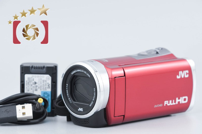 【中古】JVC ケンウッド Everio GZ-HM33 レッド デジタルビデオカメラ