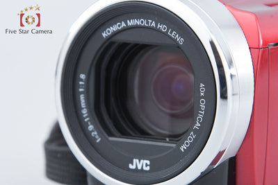 【中古】JVC ケンウッド Everio GZ-HM33 レッド デジタルビデオカメラ