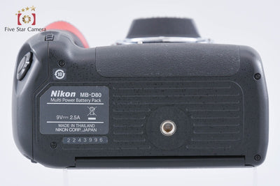 【中古】Nikon ニコン D90 + MB-D80 マルチパワーバッテリーパック シャッター回数僅少