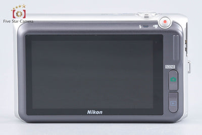 【中古】Nikon ニコン COOLPIX S6400 クリスタルシルバー コンパクトデジタルカメラ 元箱付き