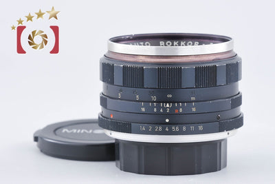 【中古】MINOLTA ミノルタ AUTO ROKKOR-PF 58mm f/1.4