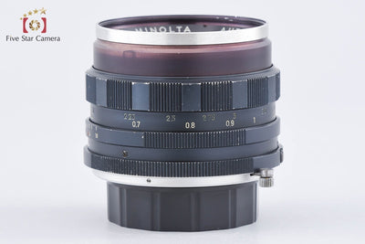 【中古】MINOLTA ミノルタ AUTO ROKKOR-PF 58mm f/1.4